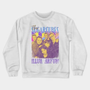 The Sugarcubes Vintage 1986 // Illur Arfur! Original Fan Design Artwork Crewneck Sweatshirt